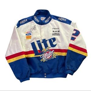 Chase Authentics Nascar Miller Lite Jacket (Rusty Wallace Autograph)